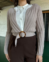 1940s Datemaker Cardigan - Pearl