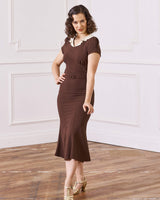 1930s Ginger Dress - Brown