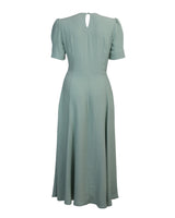 1940s 'Girl Friday' Midi Dress - Duck Egg