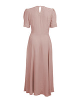 1940s 'Girl Friday' Midi Dress - Blush