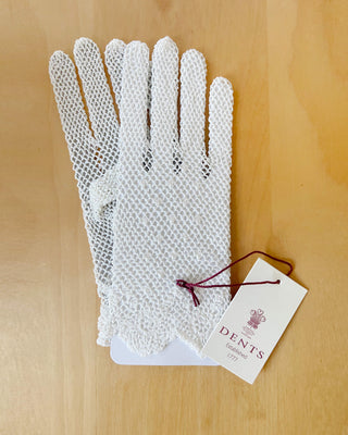 Crochet Gloves - White