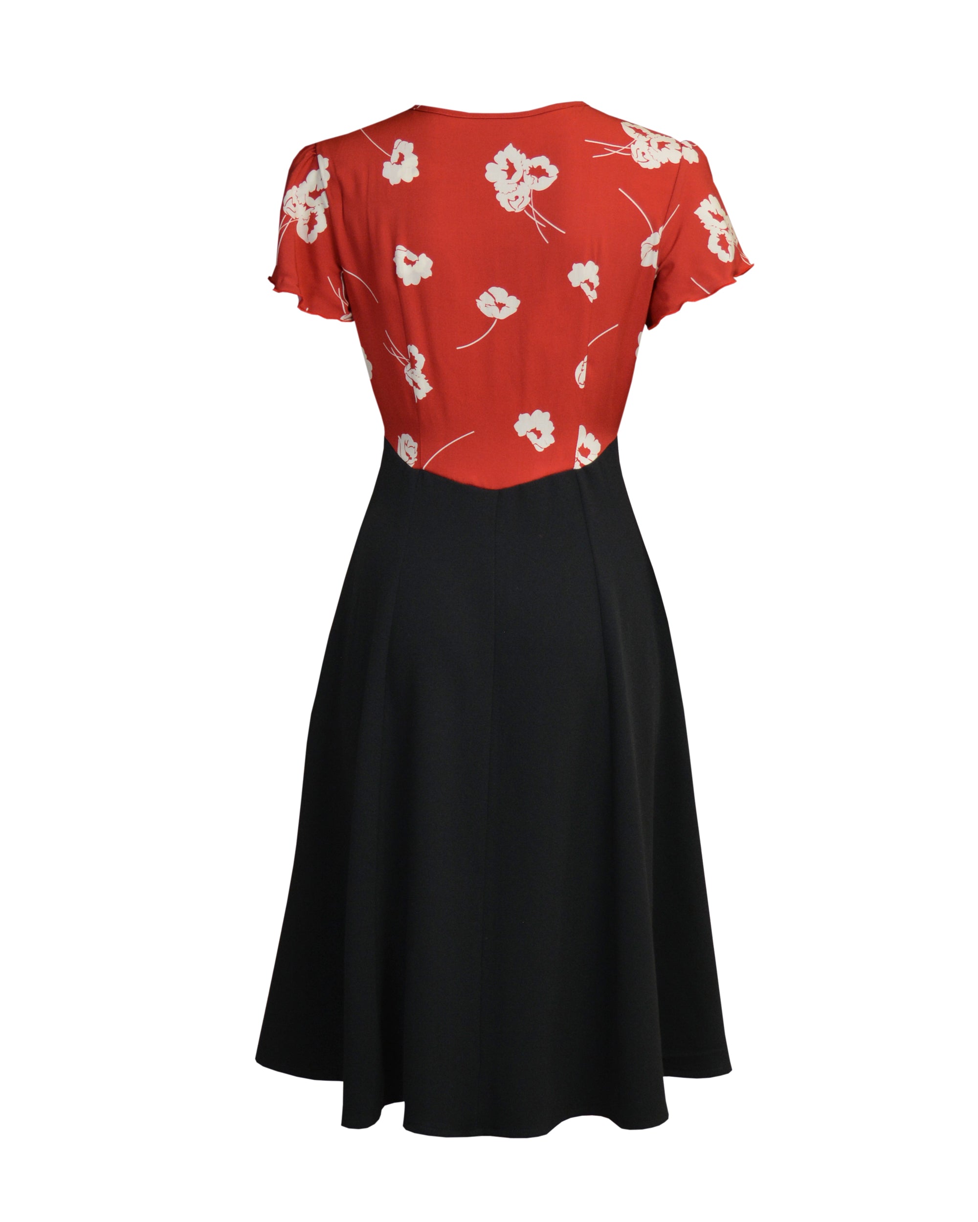 40s Grable Tea Dress - Ruby Bloom