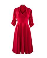 1950s Grace Dress - Red