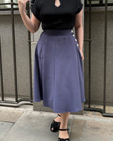 40s Whirlaway Skirt - Steel