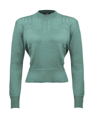 Homebird Knit Sweater - Wild Mint