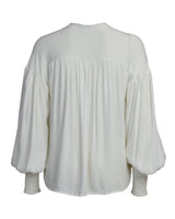 30s Poet Blouse in Ivory