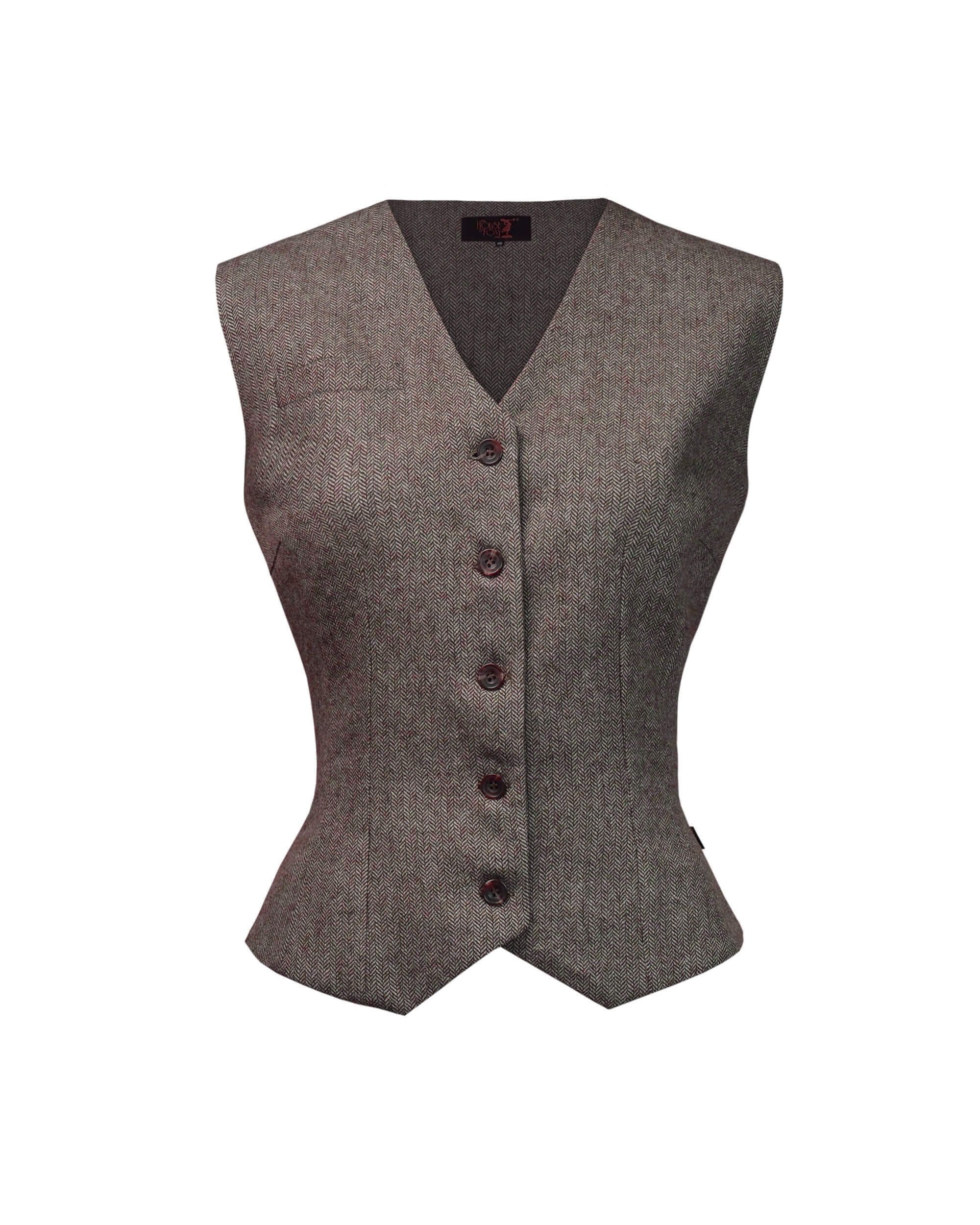 Ladies hot sale fitted waistcoat