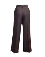 30s Marlene Trousers - brown twill