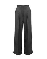 30s Marlene Trousers - charcoal twill