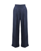 1930s Marlene Trousers - navy twill