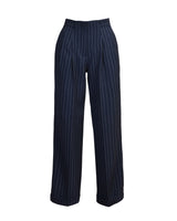 1930s Marlene Trousers - pinstripe twill