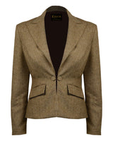 30s Premium Dietrich Blazer - Almondine Lambswool