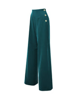 Pretty 1940s Wide Leg Trousers in Teal