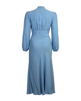 Petra Bias Cut Midi Dress - Powder Blue