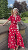 30s 'Bessie' Wrap Beach Pyjama  - Ruby Bloom