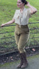 Landgirl Breeches - Deep Olive Corduroy