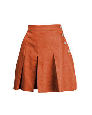 30s Pleated Shorts - Limited Edition Rust
