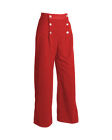 1930s Sailor Pants - Red