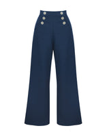 Retro Sailor Slacks - Navy