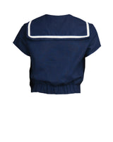 1930s Sailor Top in Navy