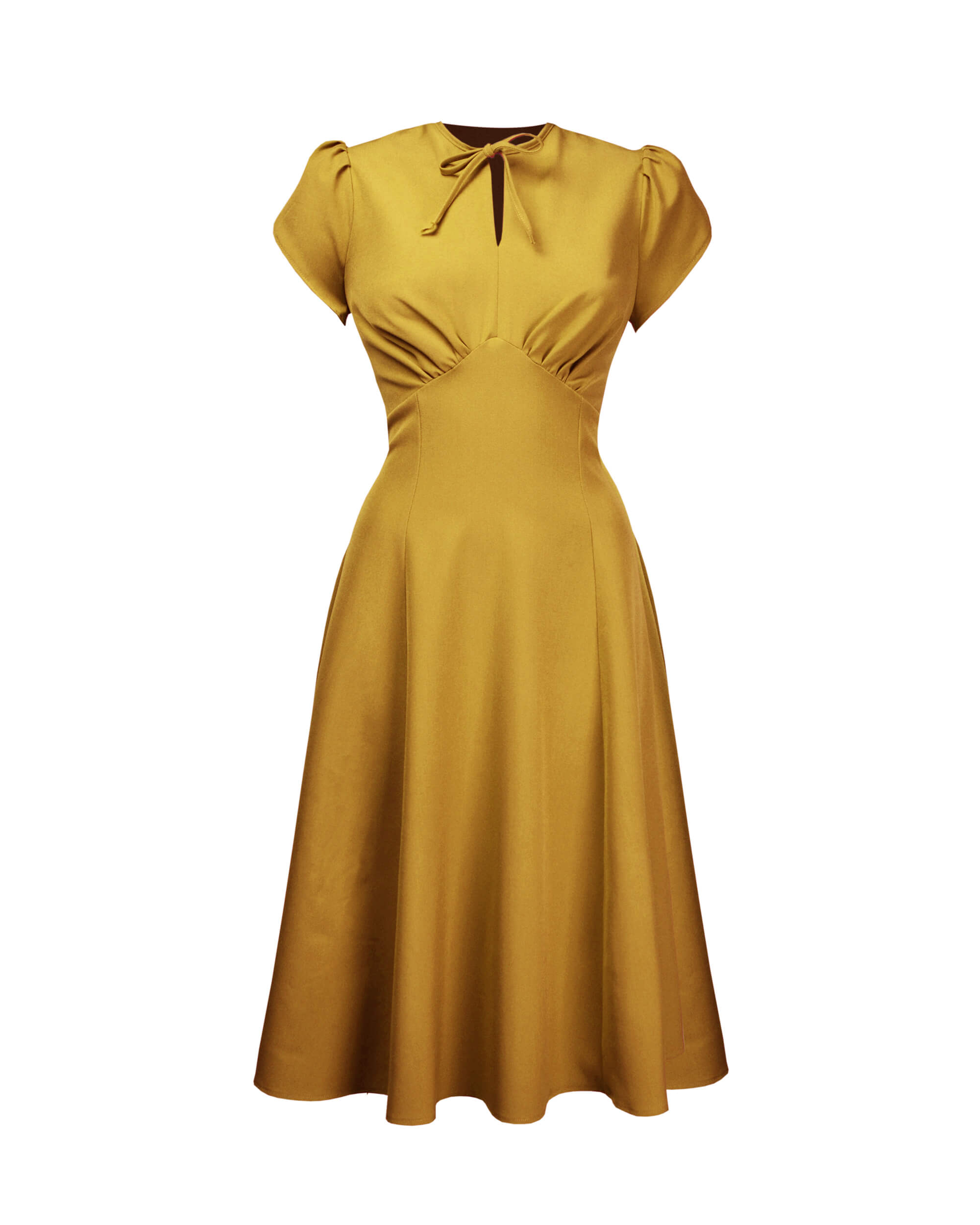 Mustard swing hot sale dress