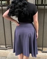 40s Whirlaway Skirt - Steel