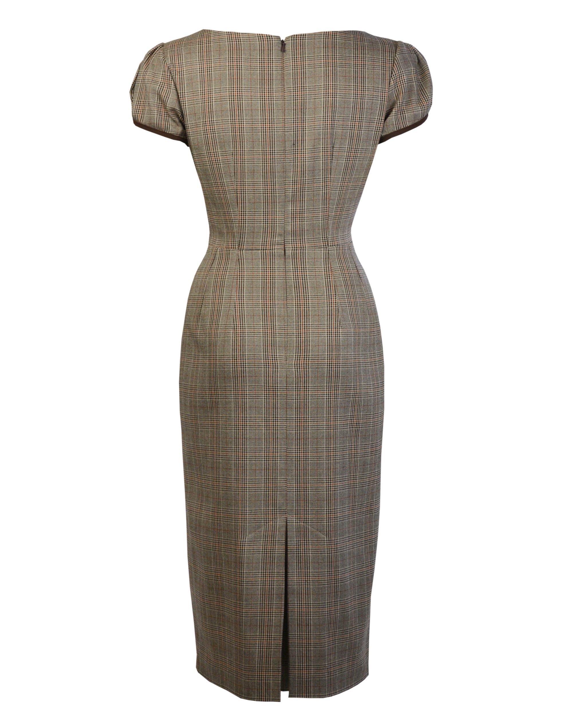 The Success Wiggle Dress - Plaid