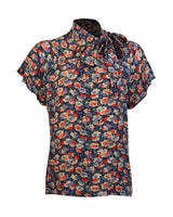 30s Tie Neck Blouse - Jubilee