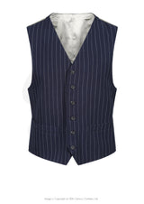 Classic Waistcoat - Pin Stripe Navy