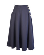 40s Whirlaway Skirt - Steel