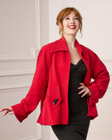 1940s/50s Swing Coat in Red