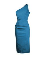 Norma Wiggle Dress - Teal