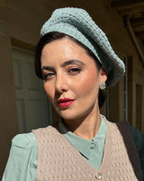 Knitted Beret - Wild Mint