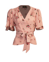 1930s Wrap Blouse - Rosebud